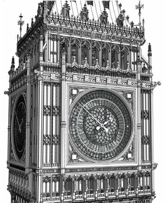 Un modello BIM del Palazzo di Westminster