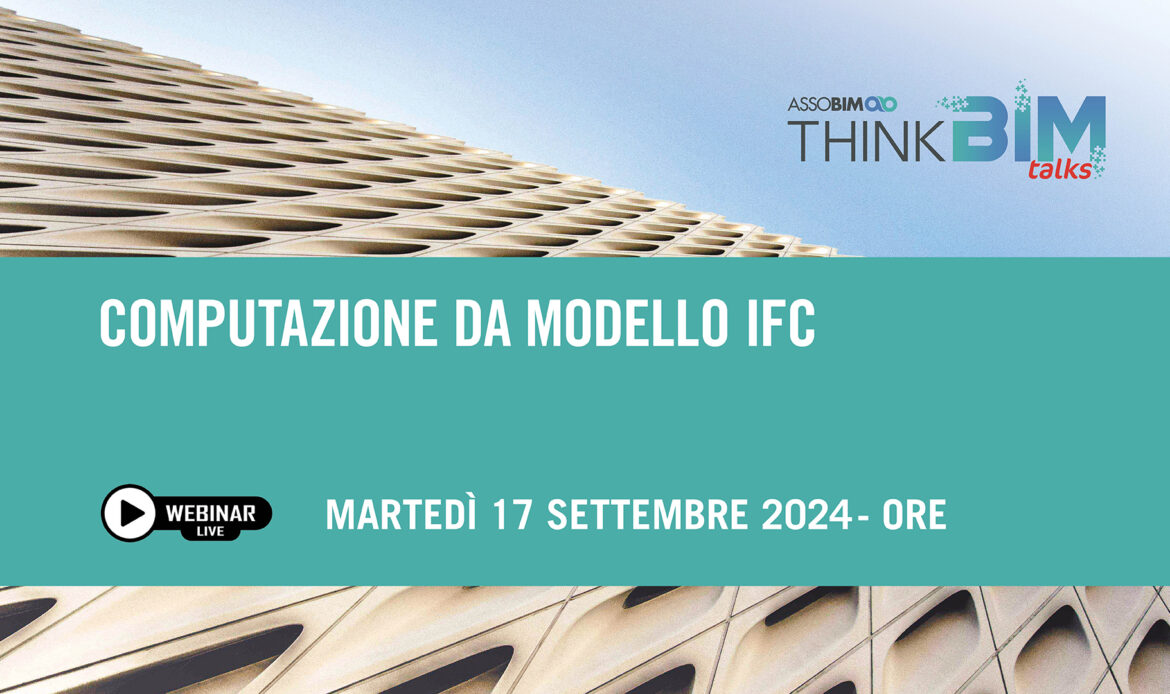 17 settembre 2024 – Computazione da modello IFC